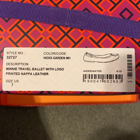 Tory Burch Minnie Travel Ballet Flats - hicks garden - Picture 6 of 6